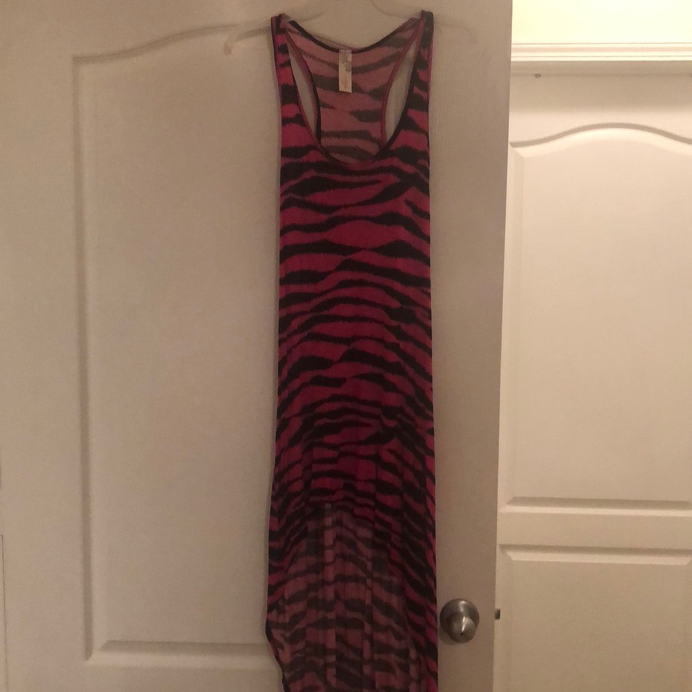 Pink and black sundress size small